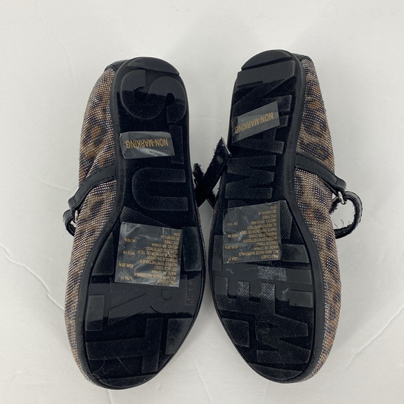 Stuart Weitzman Pali Casey Toddler Girl Sz 11 Leopard Print Ballet Flats Shimmer - Picture 8 of 9